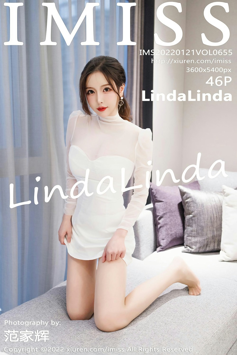 [IMISS爱蜜社] 2022.01.21 VOL.655 LindaLinda 蕾丝短裙 [46+1P]