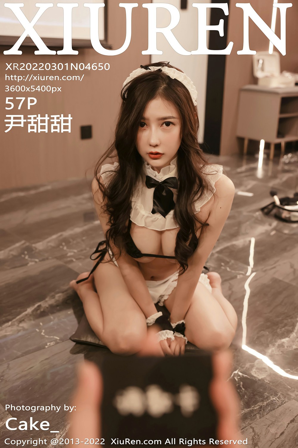 [XiuRen秀人网] 2022.03.01 No.4650 尹甜甜 黑色女仆装 [57+1P]